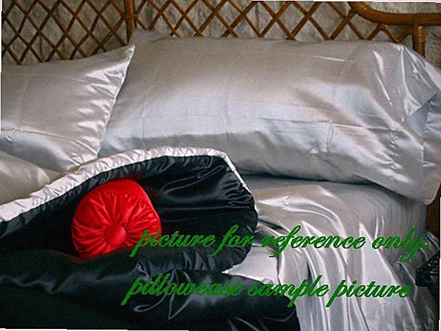 Bridal Satin Pillowcase - sold per piece - Standard, Queen, King and Body Pillow